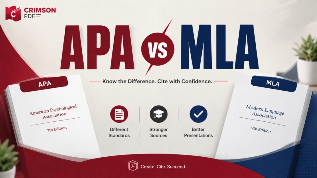 APA vs MLA differences