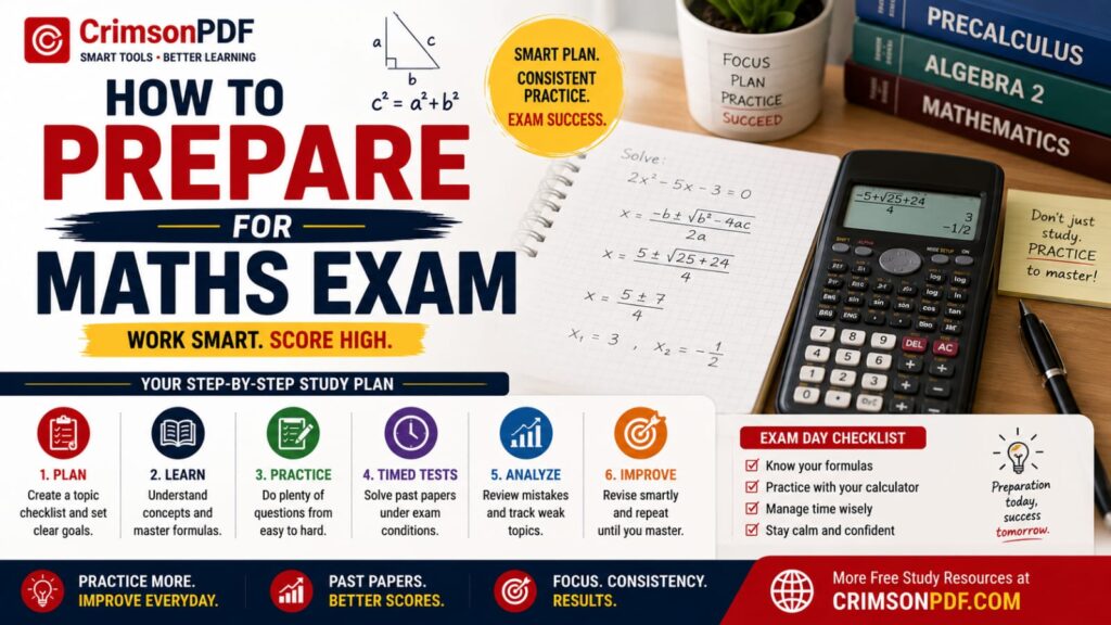 How to Prepare for Maths Exam: Complete Study Guide