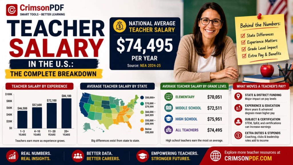 teacher salary in USA