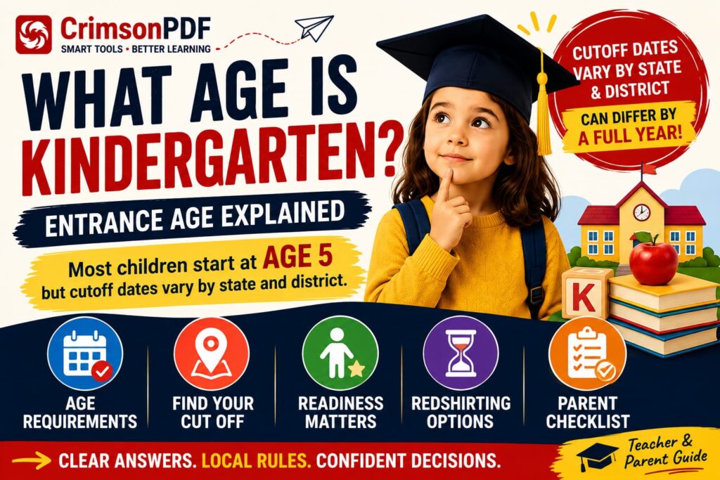 What age is Kindergarten? Explained